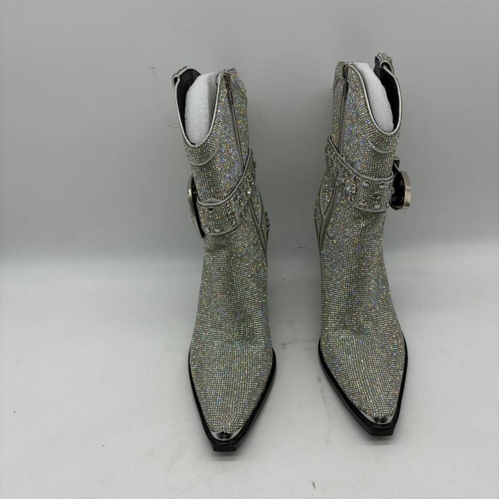 Club Exx Icy Sheriff Shine Rhinestone Cowboy Boots